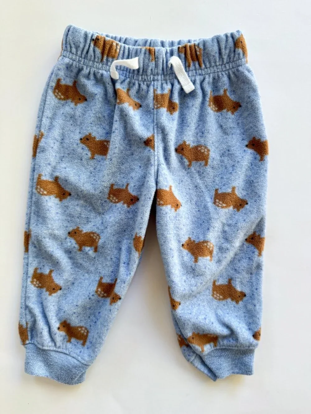 Child of Mine Baby Bear Fleece 2pc Set Blue 6-9M